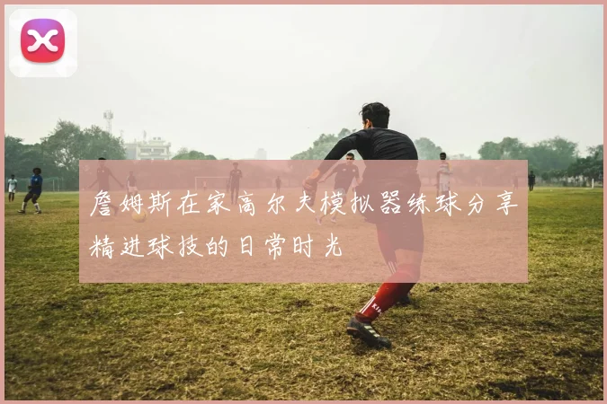 詹姆斯在家高尔夫模拟器练球分享精进球技的日常时光